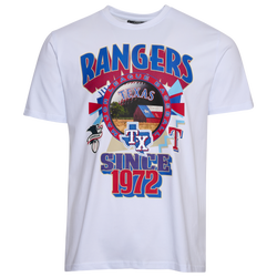 Men's - Pro Standard Texas Rangers Deco SJ T-Shirt - Fc White/Multi