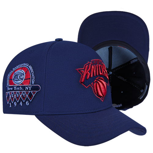 ADULT - Pro Standard Knicks Olympic Wool Blend Snapback - Blue/Red White