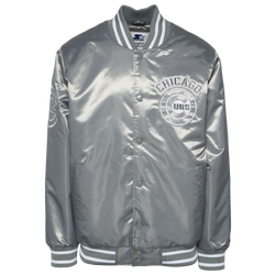 Men's - Starter x Ty Mopkins MLB Satin Jacket - Silver/White
