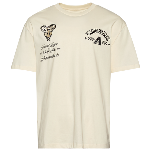 MENS - Pro Standard Diamondbacks Wavy Pro Drop Shoulder FC T-Shirt - Tan