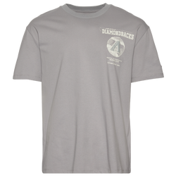 Men's - Pro Standard Diamondbacks Blueprint Pro Drop Shoulder T-Shirt - Silver