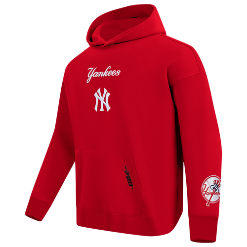  - Pro Standard Yankees Pullover Hoodie - Red