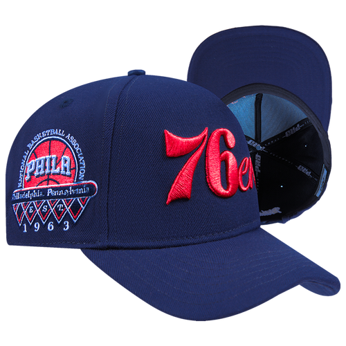 ADULT - Pro Standard 76ers Olympic Wool Blend Snapback - Blue/Red White