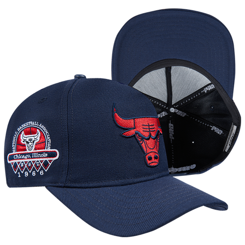 ADULT - Pro Standard Bulls Olympic Wool Blend Snapback - Blue/Red White