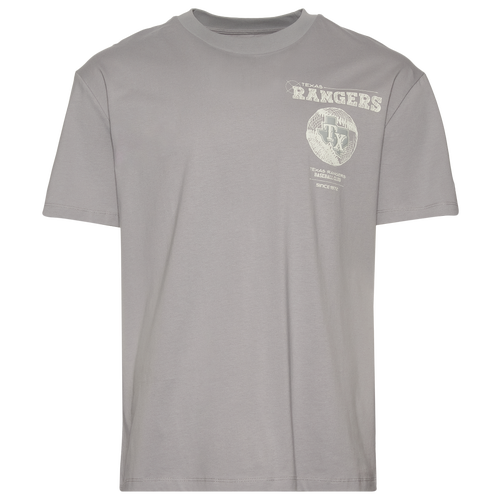 MENS - Pro Standard Rangers Blueprint Pro Drop Shoulder FC T-Shirt - Silver