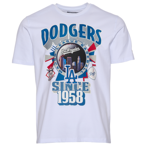 MENS - Pro Standard Los Angeles Dodgers Deco SJ T-Shirt - Fc White/Multi