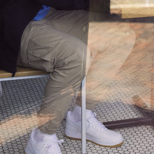 Csg Mens  Essential Cargo Pants In Tan
