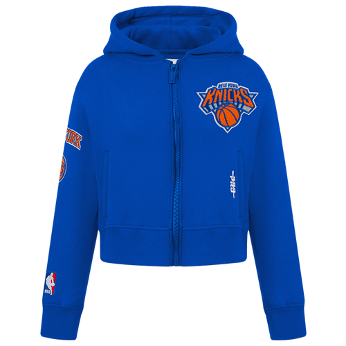 GIRLS - Pro Standard New York Knicks Classic Flc Fz Hoodie - Royal Blue
