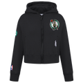 Pro Standard Boston Celtics Classic Flc Fz Hoodie - Pro Standard Black