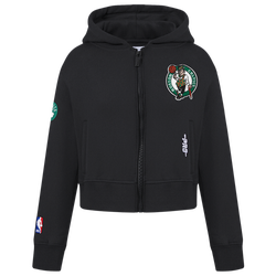 Girls' Grade School - Pro Standard Boston Celtics Classic Flc Fz Hoodie - Black