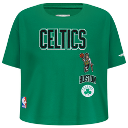 Girls' Grade School - Pro Standard Boston Celtics Retro Classic Ss Boxy Tee - Kelly Green