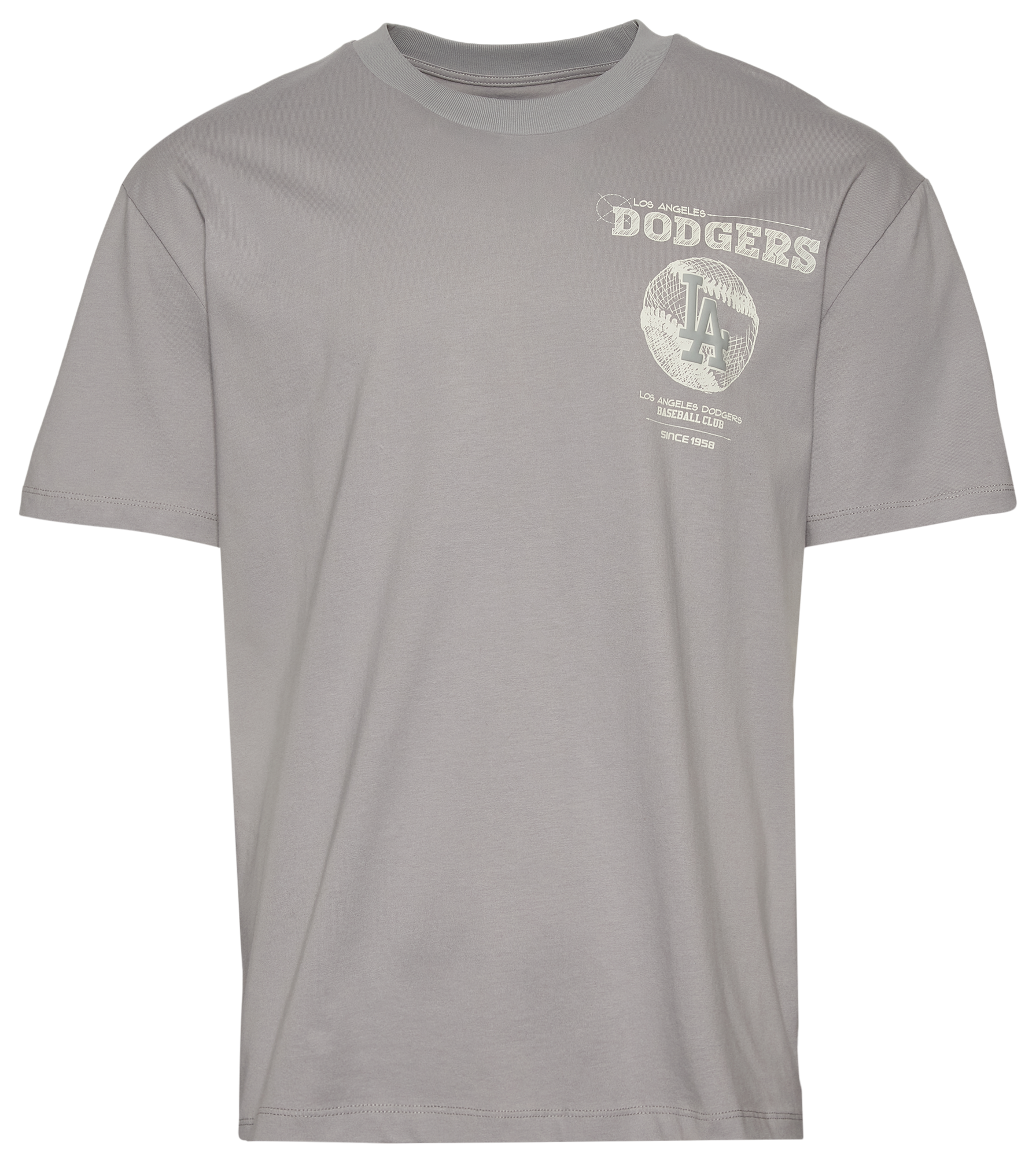Pro Standard Dodgers Blueprint Pro Drop Shoulder FC T-Shirt - Men's