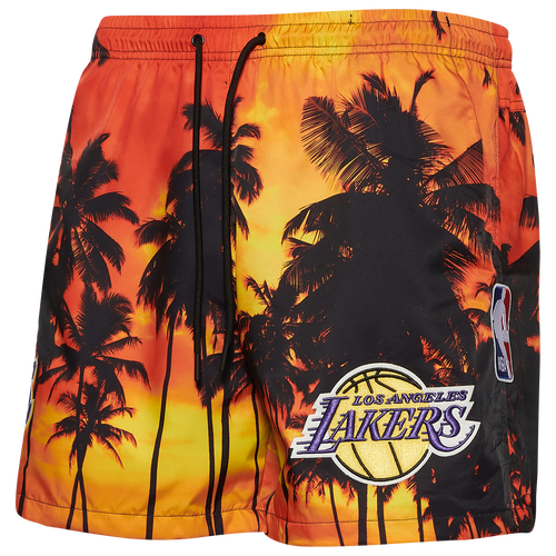 

Pro Standard Mens Los Angeles Lakers Pro Standard Lakers AOP Clouds Woven Shorts - Mens Yellow Size XL