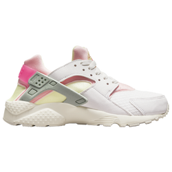 Boys' Grade School - Nike Huarache Run - White/Pink