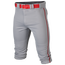 Easton Rival + Knicker Piped Baseball Pants - Boys' Grade School Grey/Red