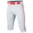 Easton Rival + Knicker Piped Baseball Pants - Boys' Grade School White/Red