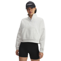 Under Armour Icon Fleece Oversized Half-Zip - Under Armour Distant Gray/White
