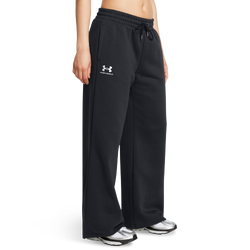 Women's - Under Armour Icon Fleece Wide Leg Pants - 