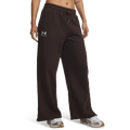 Under Armour Icon Fleece Wide Leg Pants - Under Armour Kona Brown/White