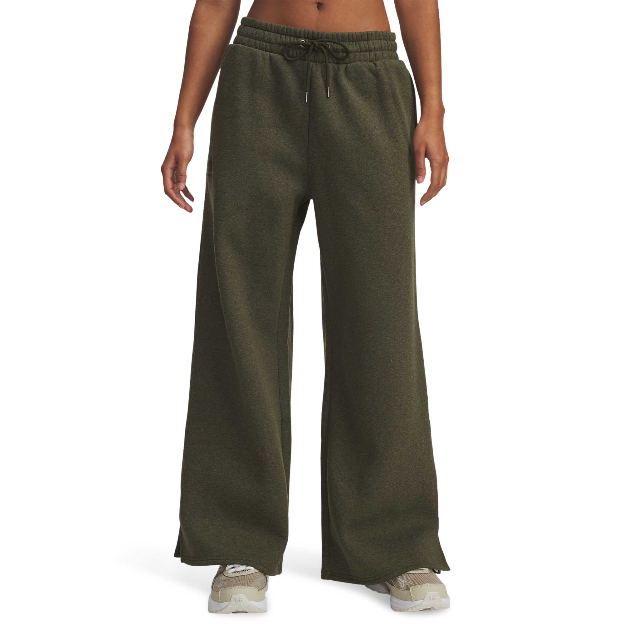 Under Armour Icon Fleece Wide Leg Pants - Women's | Foot Locker