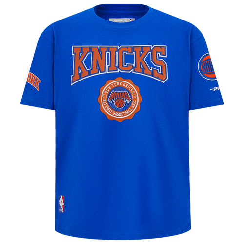 Pro Standard Kids' Boys   Knicks Patch T-shirt In Blue