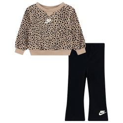 Girls' Infant - Nike Wild Warmth Kick Flare Set  - Black