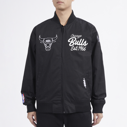 Men's - Pro Standard NBA Bulls Twill Jacket - Red/Black