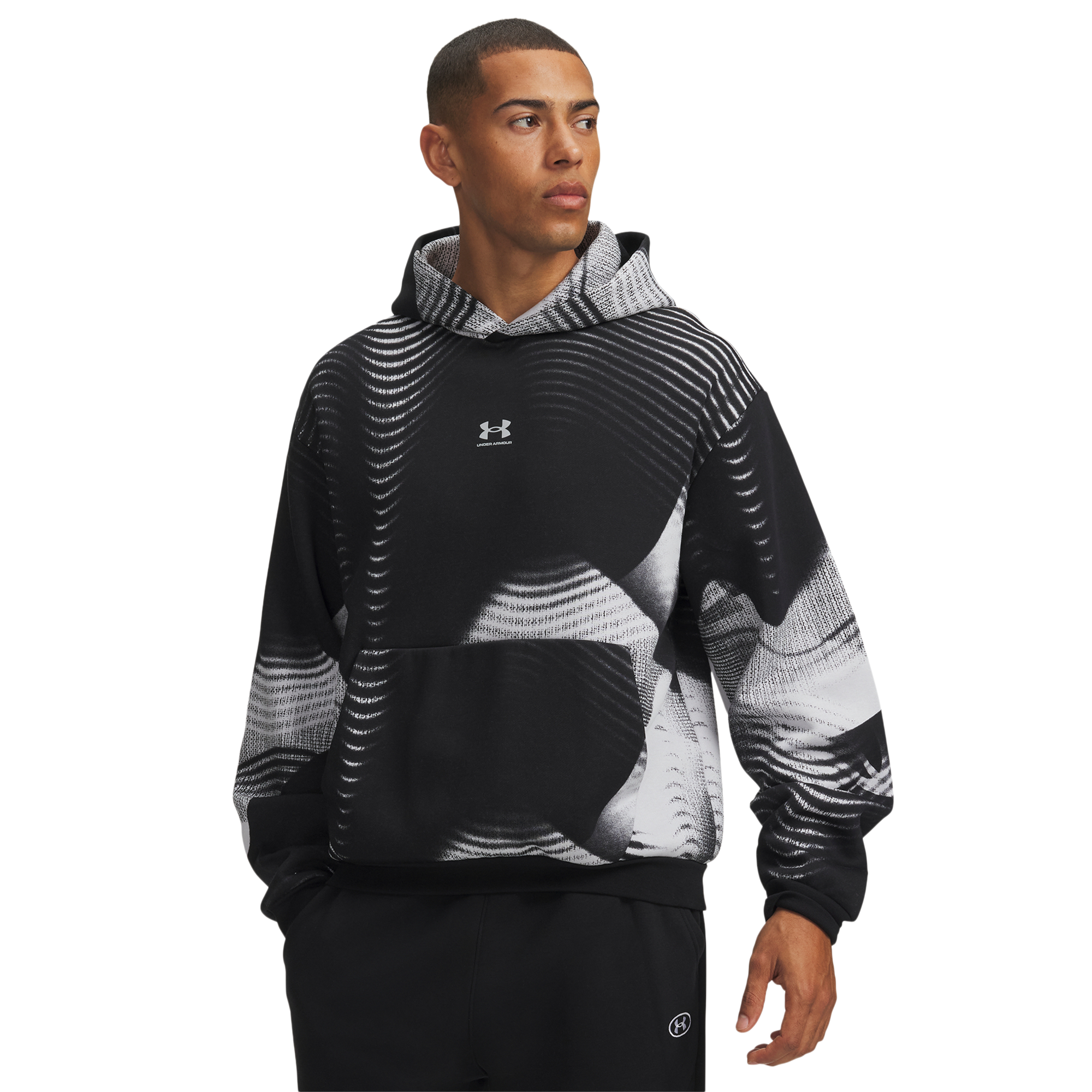 Under Armour Icon Print Fleece Hoodie - Men's