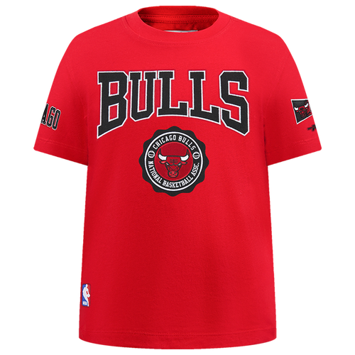 Pro Standard Kids' Boys   Bulls Patch T-shirt In Red
