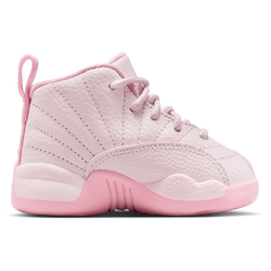 Girls' Toddler - Jordan Retro 12  - Pearl Pink/Medium Soft Pink
