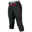 Easton Prowess Piped Softball Pants - Women's Black/Red