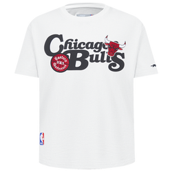 Boys' Grade School - Pro Standard Bulls Script T-Shirt - White/Red