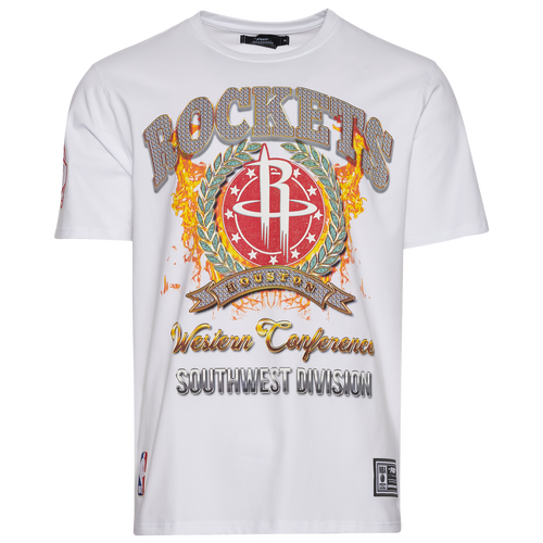 MENS - Pro Standard Rockets Cement SJ T-Shirt - White/Multi