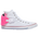 Converse Chuck Taylor All Star Buckle Up High Top - Boys' Grade School White/Neo Pink/White