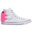 Converse Chuck Taylor All Star Buckle Up High Top - Boys' Grade School White/Neo Pink/White