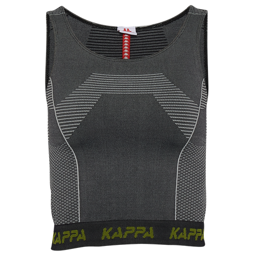 

Kappa Womens Kappa Authentic Siedlce Top - Womens Black/Gray Size L