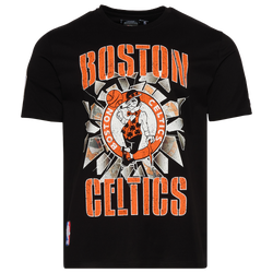 Men's - Pro Standard Celtics Shattered Backboard T-Shirt - Black/Orange