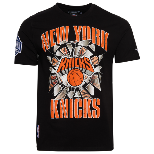 MENS - Pro Standard Knicks Shattered Backboard T-Shirt - Black/Orange