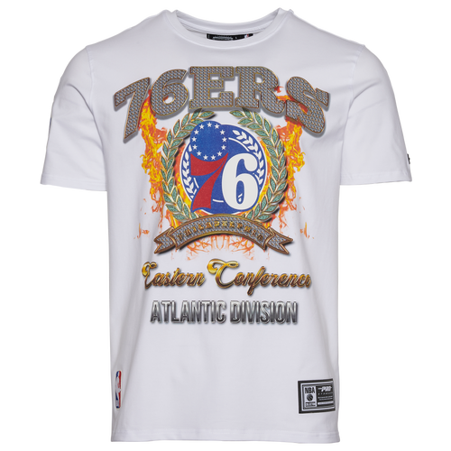Shop Pro Standard Mens  76ers Cement Sj T-shirt