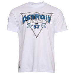 Men's - Pro Standard Detroit Pistons S/S Flex T-Shirt - Blues/Fc White