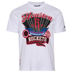 Men's - Pro Standard Houston Rockets S/S Flex T-Shirt - Fire Red/Fc White