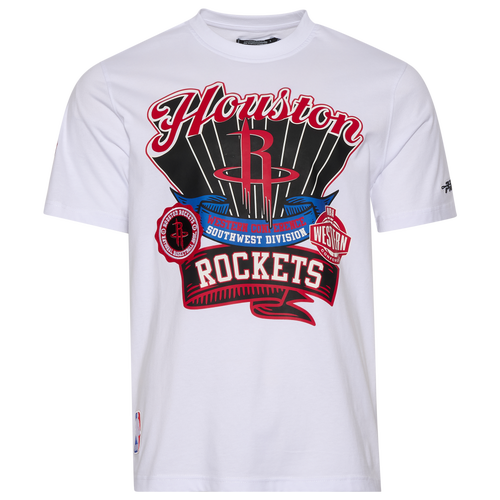 MENS - Pro Standard Houston Rockets S/S Flex T-Shirt - Fire Red/Fc White