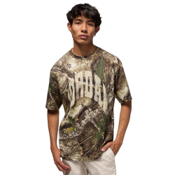 Pour hommes - Jordan Haut à col ras du cou à manches courtes à imprimé intégral Brooklyn RLT - Sail/Sail