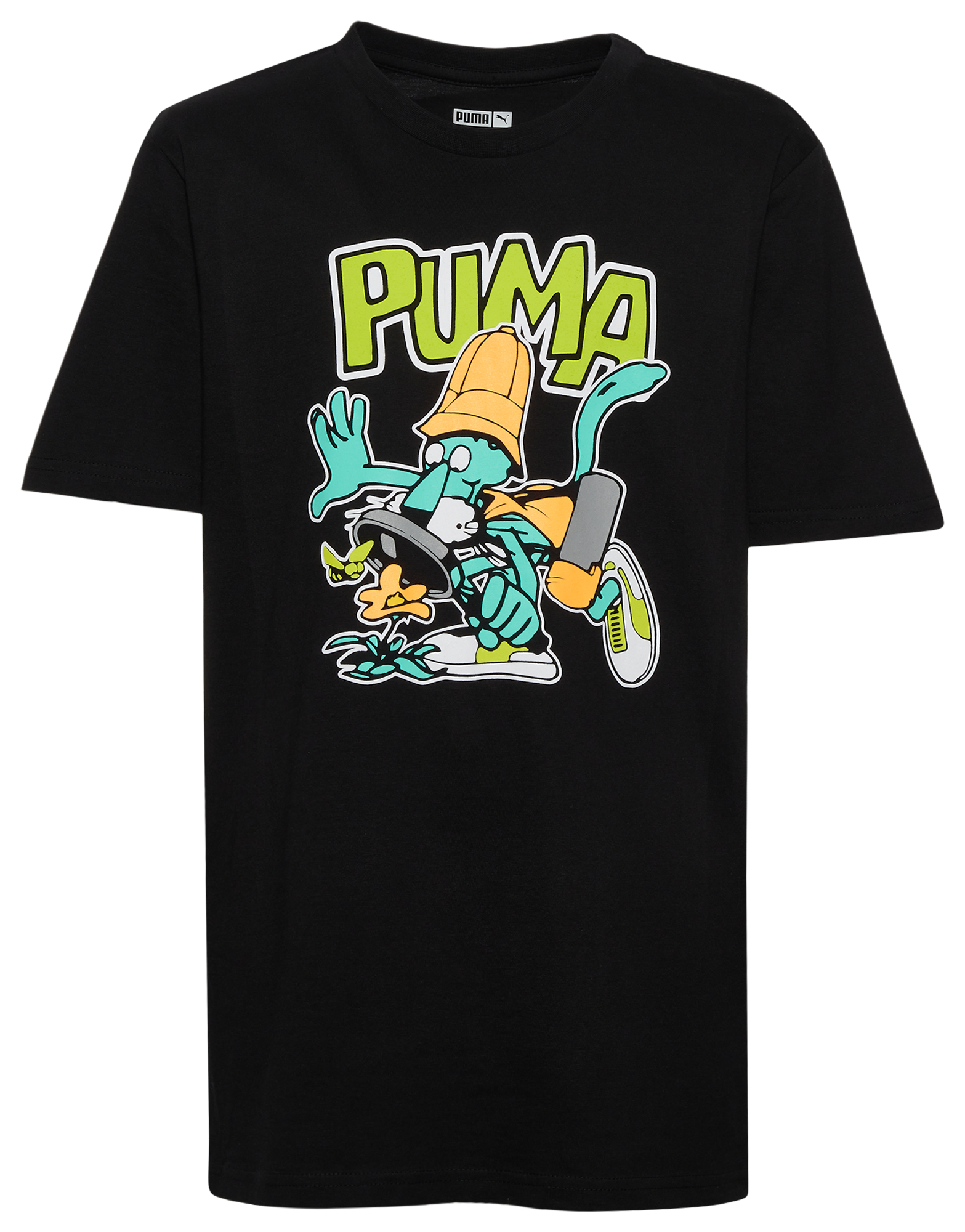 ★★PUMA★★ PumaPucks&Mini Graphic Short Sleeve T-Shirt Cru Graphic Short Sleeve Men's Running Tee | PUMA
