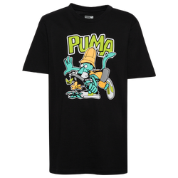 Boys' Grade School - PUMA Inspector SD Graphic T-Shirt - Black/Green