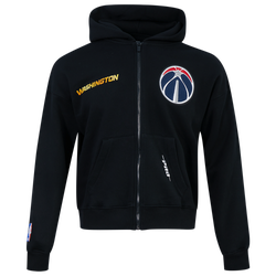 Men's - Pro Standard Wizards Gold Hoops Pro Full-Zip Hoodie - Multi/Black