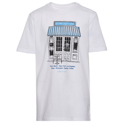 Boys' Grade School - PUMA Café Graphic T-Shirt - White/Blue