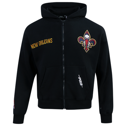  - Pro Standard Pelicans Gold Hoops Pro Full-Zip Hoodie - Black/Multi