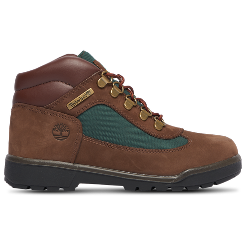 

Timberland Boys Timberland Chukka Field Boots - Boys' Grade School Green/Brown Size 6.5