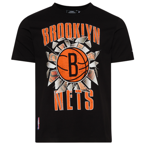 MENS - Pro Standard Nets Shattered Backboard T-Shirt - Black/Orange